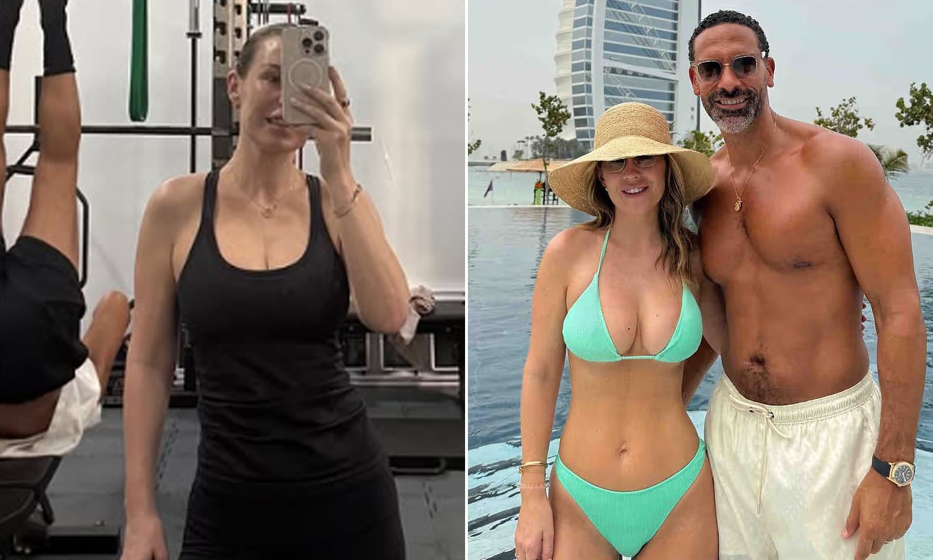 Kate Ferdinand revela um vislumbre do bunker subterrâneo da sua família em Dubai enquanto fazem exercícios no seu ginásio