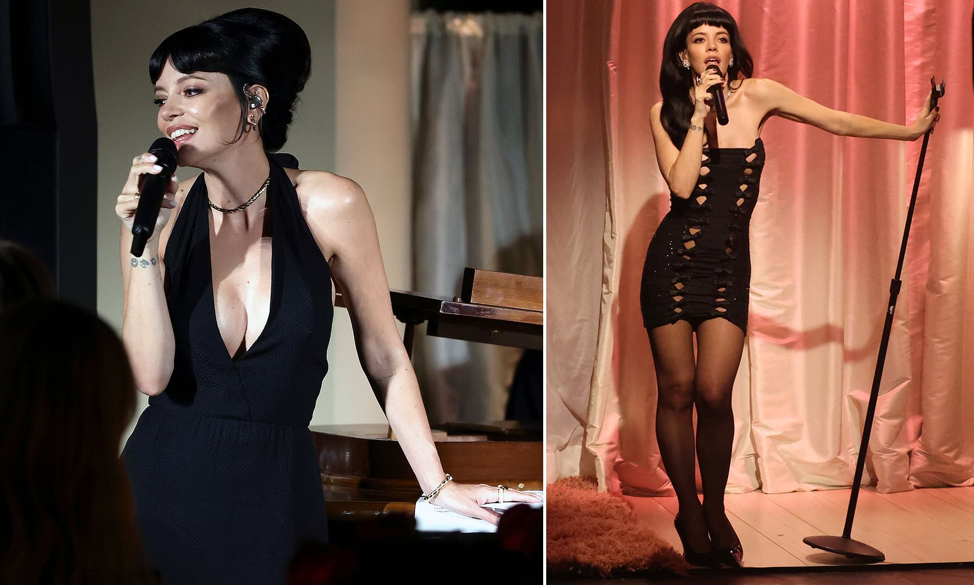 O show de duas partes de Lily Allen, West End Girl, confunde os fãs, pois um quarteto de cordas toca seus sucessos sem ela